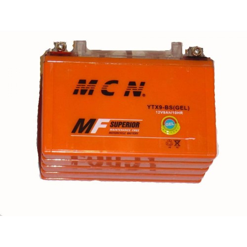 Акумулятор YTX9-BS 9AH (гель) (1 шт./пак)