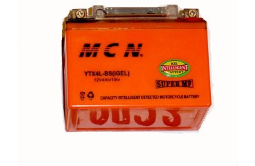 Акумулятор YTX4L-BC 4AH (гель) з тестом (1 шт./пак))