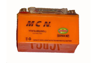 YTX7A-BS - Акумулятор 7AH (гель) з тестом (8 PCS / коробка)