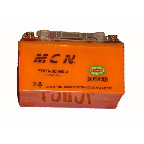 YTX7A-BS - Акумулятор 7AH (гель) з тестом (8 PCS / коробка)